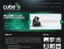 Tablet Screenshot of cubeawards.com